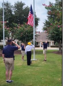 Magnolia Greens Flag Raising